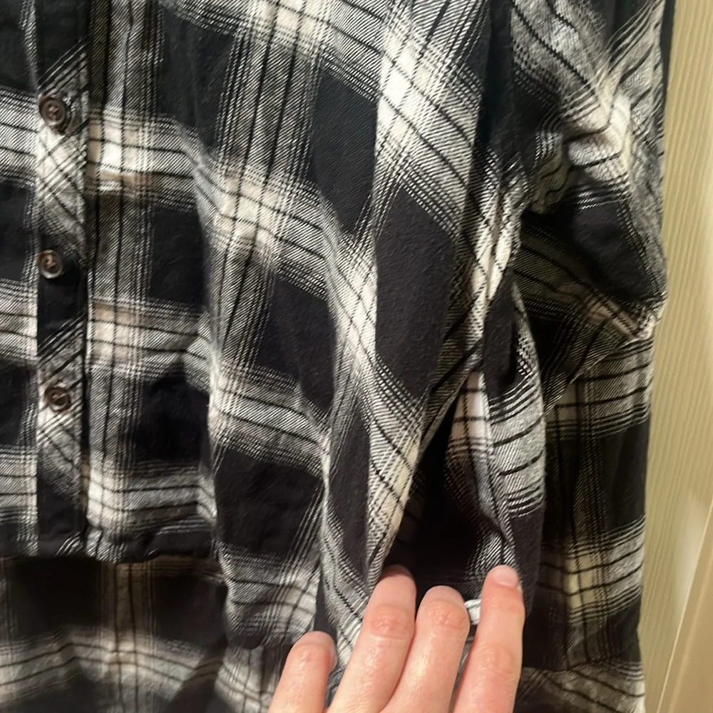 Wild Fable Plaid Button-Down Top - Picture 4 of 5
